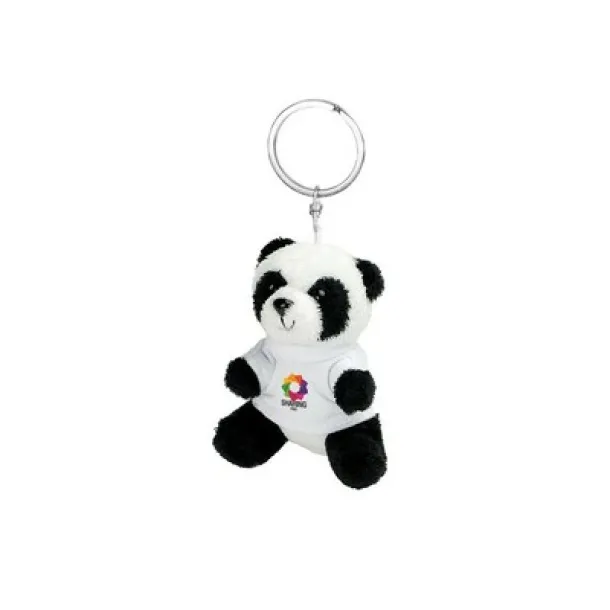 Bea Plush panda, keyring Crna Bijela