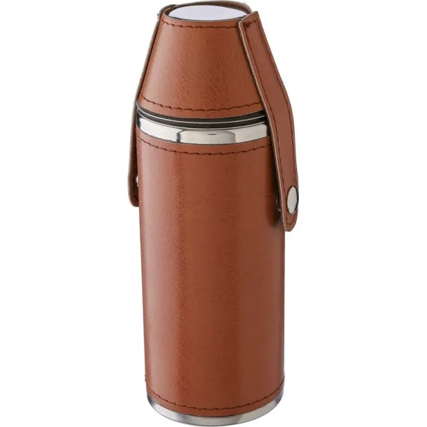  Hip flask 230 ml brown