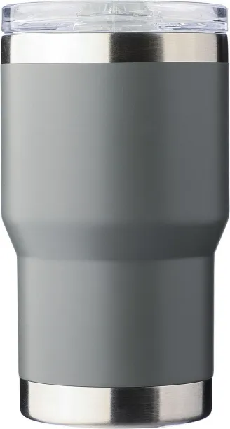 Ayen Recycled stainless steel double-walled travel mug (350 ml) Ayen grey