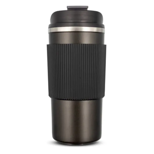  Gift set, thermo mug 470 ml, notebook A5, roller ball pen, gift box Crna