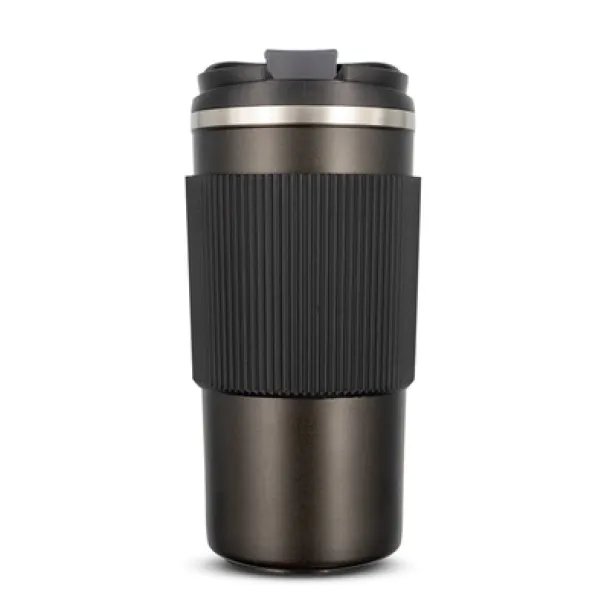  Gift set, thermo mug 470 ml, notebook A5, roller ball pen, gift box Crna