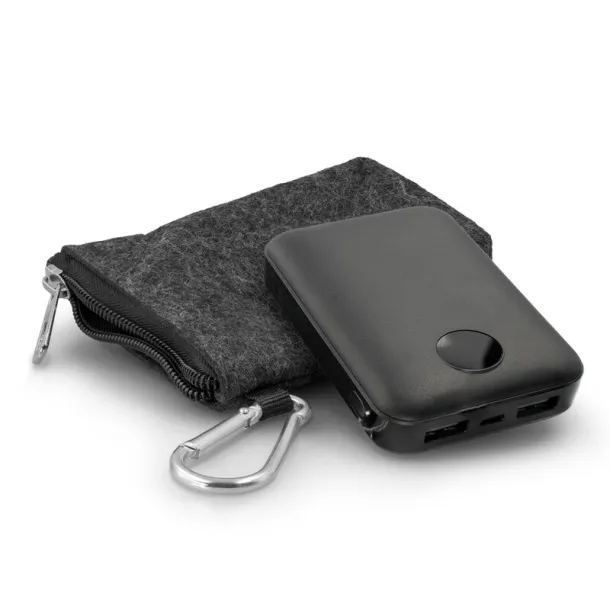 Air Gifts prijenosna baterija 10 000 mAh black  Air Gifts prijenosna baterija 10 000 mAh black