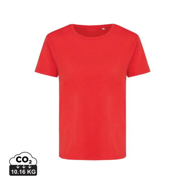  Iqoniq Yala women lightweight recycled cotton t-shirt - iqoniq Red 