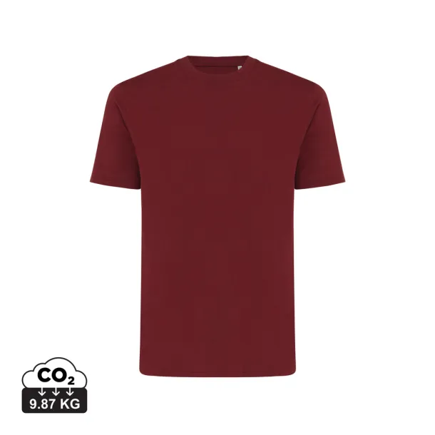  Iqoniq Sierra lightweight recycled cotton t-shirt  - iqoniq burgundy