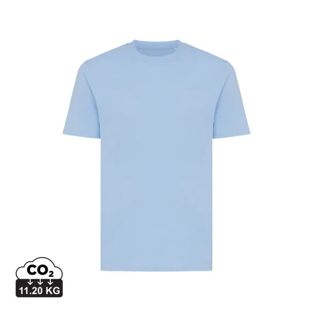 Iqoniq Sierra lightweight recycled cotton t-shirt  - iqoniq blue 