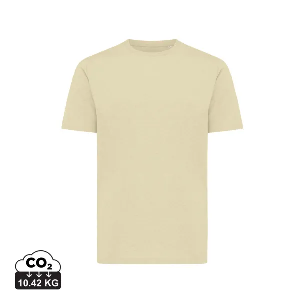  Iqoniq Sierra lightweight recycled cotton t-shirt  - iqoniq cream yellow 