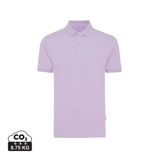  Iqoniq Yosemite unisex polo kratka majica od recikliranog pique pamuka, 220 g/m² - iqoniq Lavanda