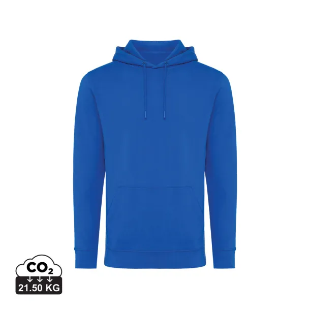  Iqoniq Jasper unisex hoodie od recikliranog pamuka, 340 g/m² - iqoniq Kraljevski plava