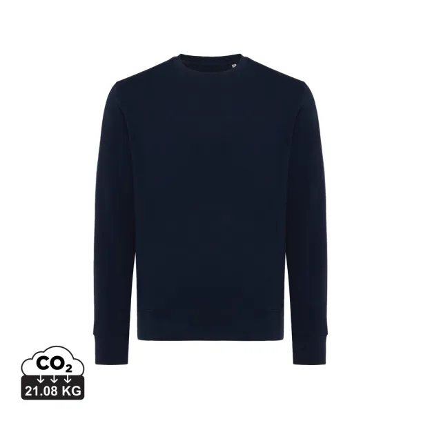  Iqoniq Etosha lagani pulover od recikliranog pamuka, 280 g/m² - iqoniq navy
