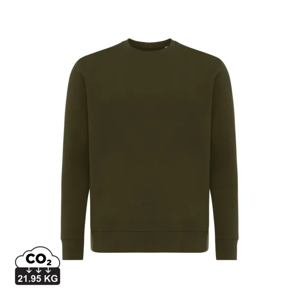  Iqoniq Etosha lagani pulover od recikliranog pamuka, 280 g/m² - iqoniq khaki