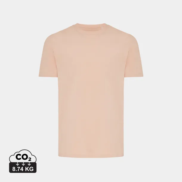 Iqoniq Brett recycled cotton t-shirt - iqoniq peach nectar 