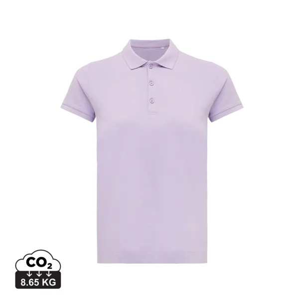 Iqoniq Yosemite women recycled cotton pique polo - iqoniq Lavanda