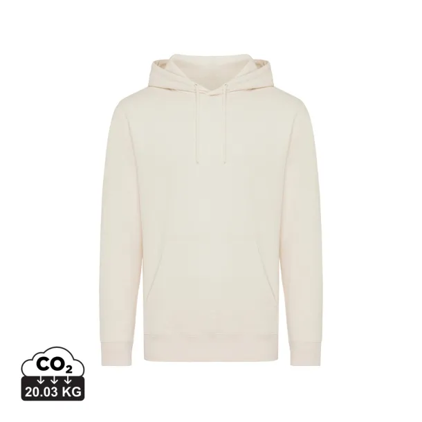 Iqoniq Rila lightweight recycled cotton hoodie - iqoniq white 