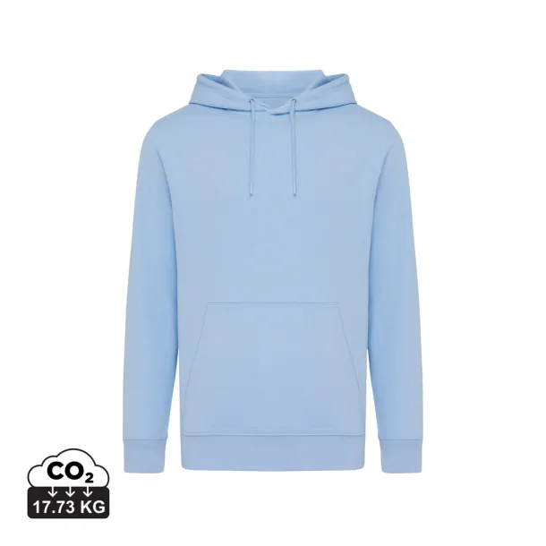 Iqoniq Rila unisex lagani hoodie od recikliranog pamuka - iqoniq blue   Iqoniq Rila unisex lagani hoodie od recikliranog pamuka - iqoniq blue
