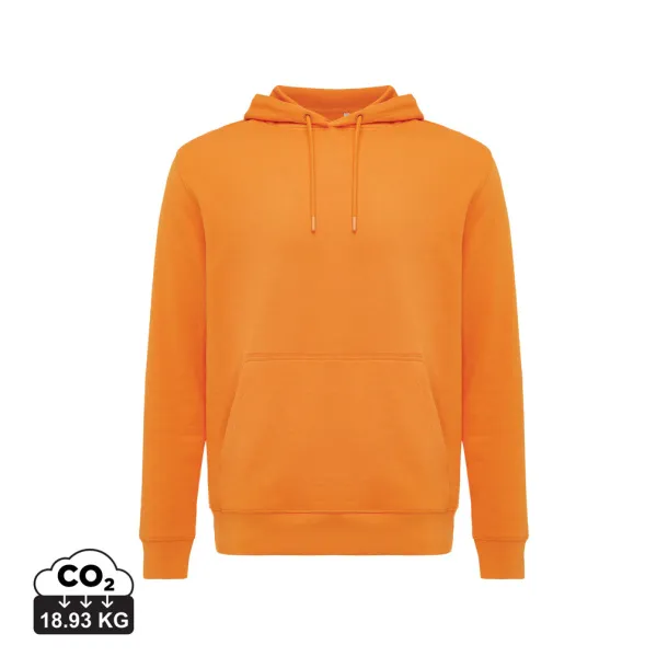 Iqoniq Rila unisex lagani hoodie od recikliranog pamuka - iqoniq orange   Iqoniq Rila unisex lagani hoodie od recikliranog pamuka - iqoniq orange