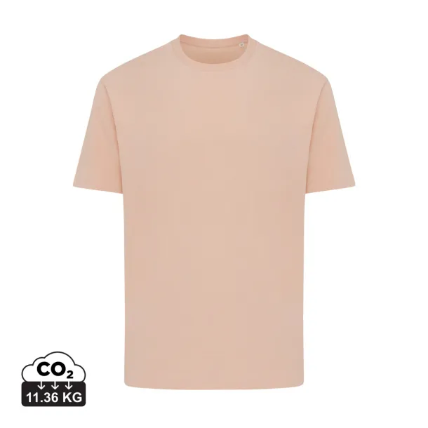 Iqoniq Teide unisex majica kratkih rukava od recikliranog pamuka, 180 g/m2 - iqoniq peach nectar
