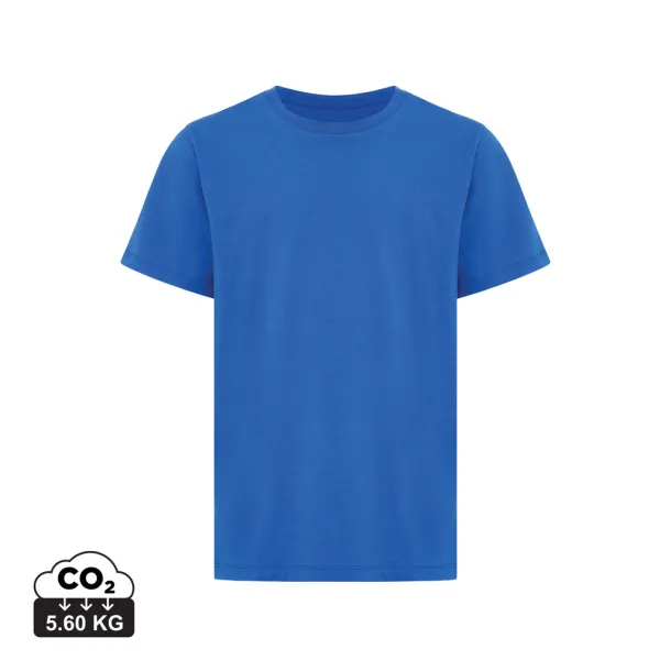  Iqoniq Koli kids lightweight recycled cotton t-shirt - iqoniq royal blue