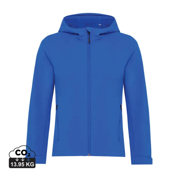 Iqoniq Makalu ženska softshell jakna od recikliranog poliestera - iqoniq blue   Iqoniq Makalu ženska softshell jakna od recikliranog poliestera - iqoniq blue