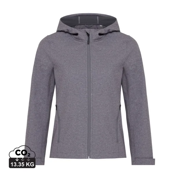 Iqoniq Makalu ženska softshell jakna od recikliranog poliestera - iqoniq grey   Iqoniq Makalu ženska softshell jakna od recikliranog poliestera - iqoniq grey