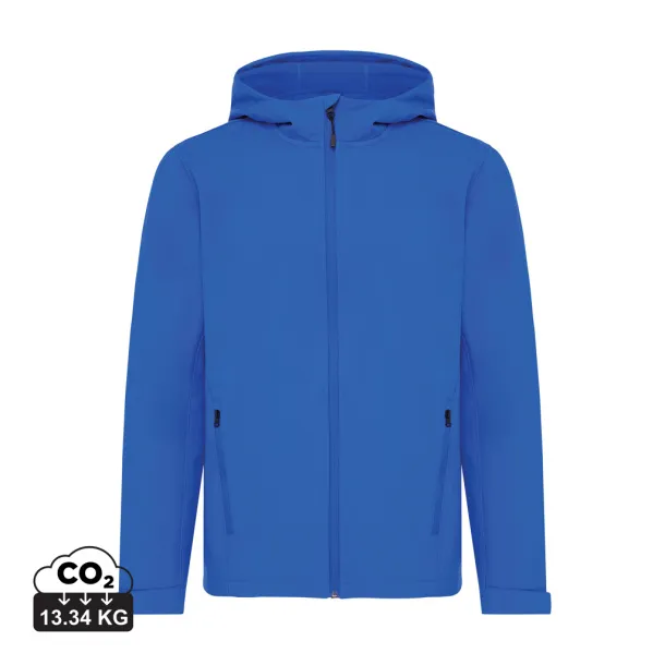 Iqoniq Makalu muška softshell jakna od recikliranog poliestera - iqoniq blue   Iqoniq Makalu muška softshell jakna od recikliranog poliestera - iqoniq blue