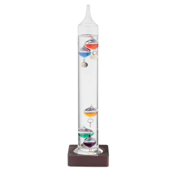 GALI Galileo thermometer glass 28cm Transparent