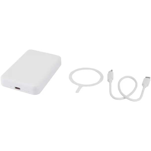 Acrab magnetska bežična prijenosna baterija - 15 W (20 W PD), 5 000 mAh Bijela
