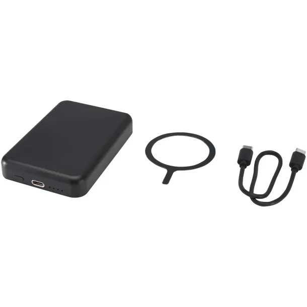 Acrab magnetska bežična prijenosna baterija - 15 W (20 W PD), 5 000 mAh Crna