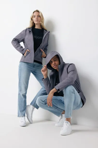  Iqoniq Makalu ženska softshell jakna od recikliranog poliestera - iqoniq vulcano heather grey