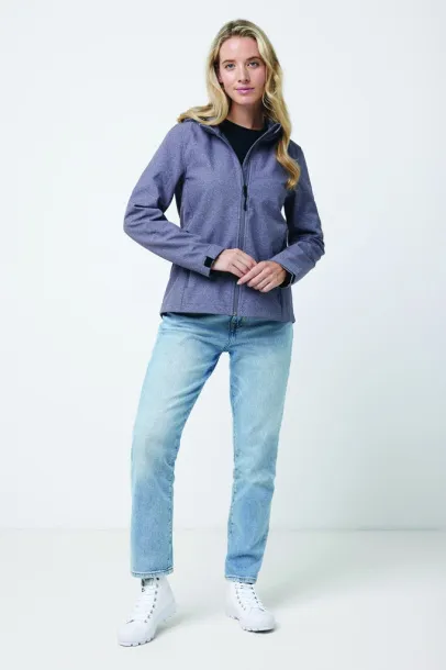 Iqoniq Makalu women recycled polyester soft shell jacket - iqoniq grey   Iqoniq Makalu women recycled polyester soft shell jacket - iqoniq grey