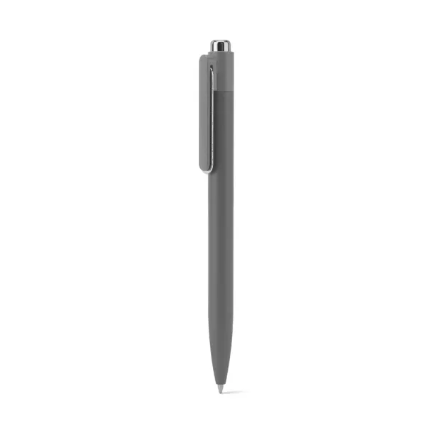 KYLIE Aluminium ballpoint (94% recycled) with innovative clip Light grey