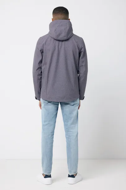  Iqoniq Makalu muška softshell jakna od recikliranog poliestera - iqoniq vulcano heather grey