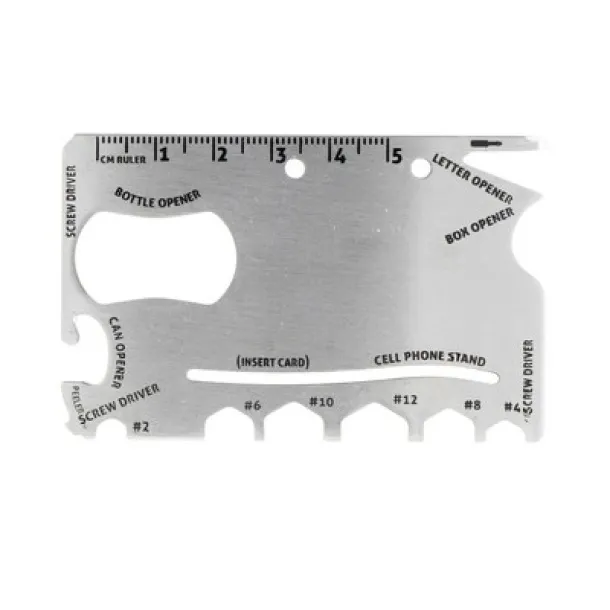  Multifunctional tool 9 el. Srebrna