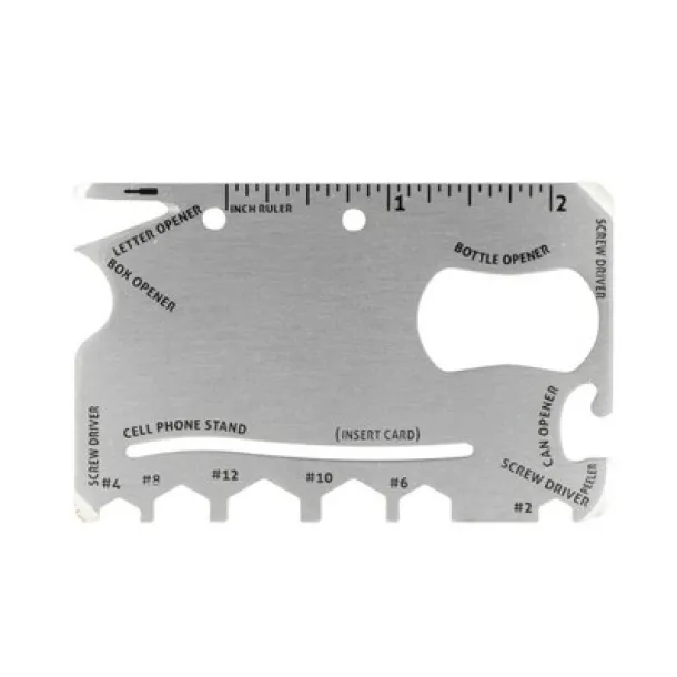 Multifunctional tool 9 el. silver  Multifunctional tool 9 el. silver