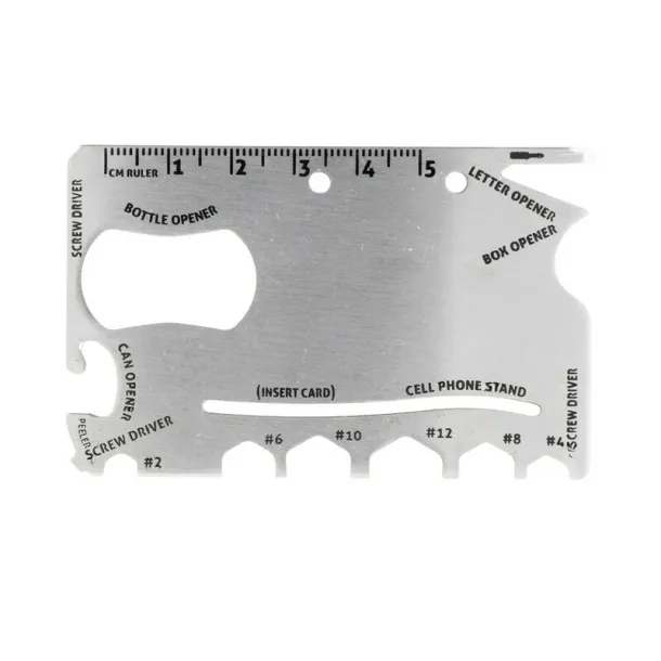  Multifunctional tool 9 el. Srebrna