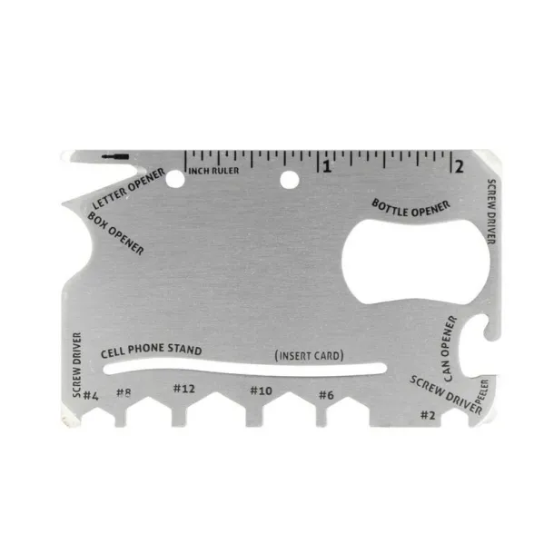  Multifunctional tool 9 el. Srebrna