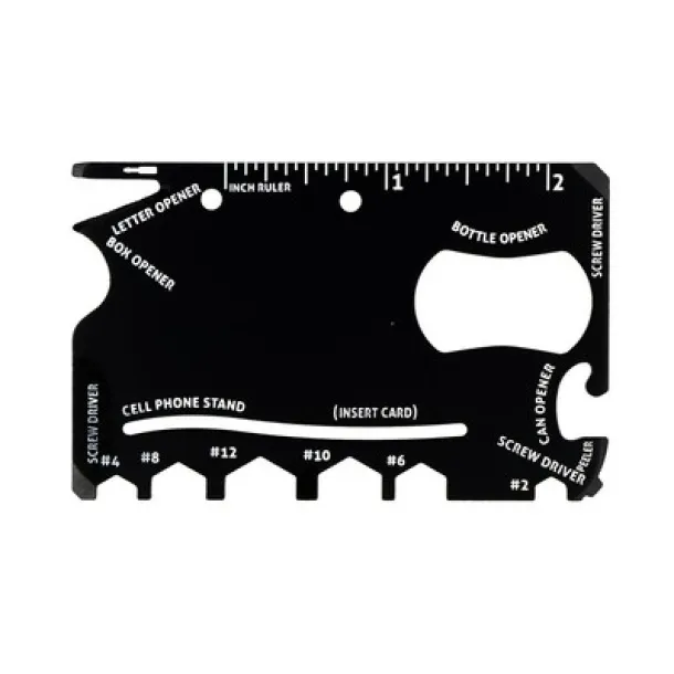 Multifunctional tool 9 el. black  Multifunctional tool 9 el. black