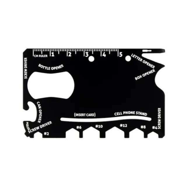 Multifunctional tool 9 el. black  Multifunctional tool 9 el. black