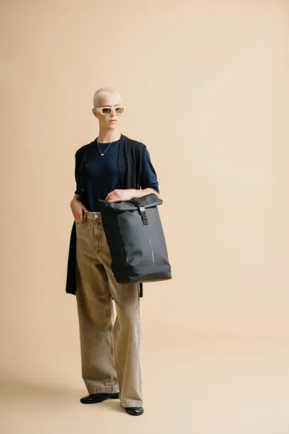 Urban Water Resistant Flap-top Backpack - XD Design Black Grey