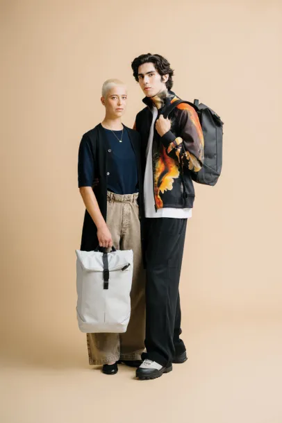 Urban Water Resistant Flap-top Backpack - XD Design Grey Black