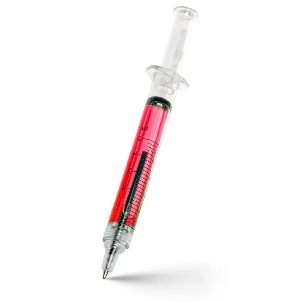  Ball pen "syringe" Crvena