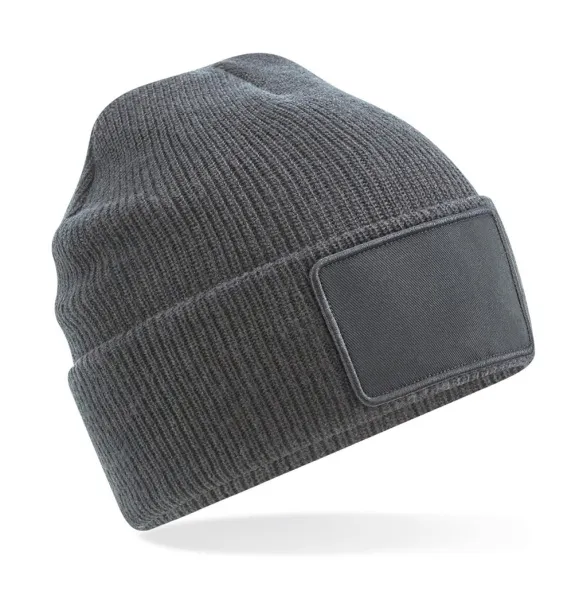 Thinsulate™ Removable Patch Thinsulate™ Beanie - Beechfield Graphite Grey