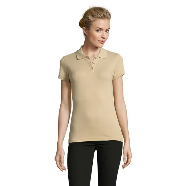 PERFECT WOMEN Ženska Polo majica - 180g Sand