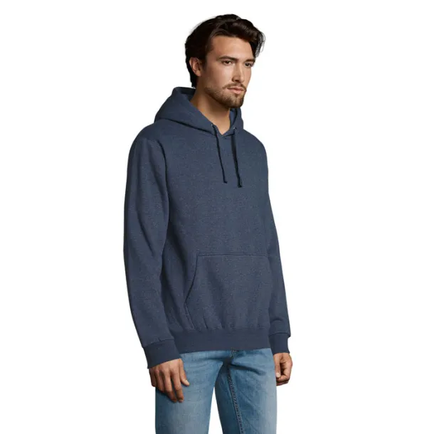 SPENCER MEN SPENCER hood sweater 280g Heather Denim