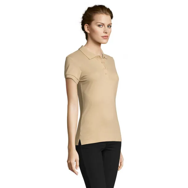 PEOPLE PEOPLE-WOMEN POLO-210g Sand
