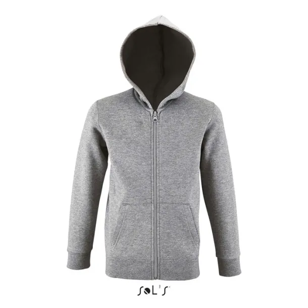 STONE KIDS HOODIE- 260g Grey Melange
