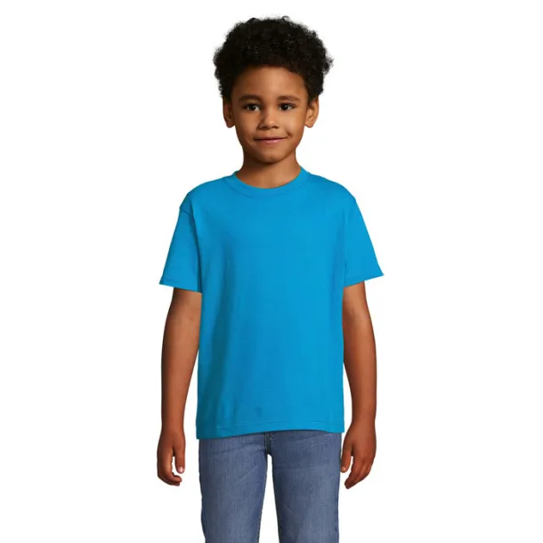 IMPERIAL KIDS TSHIRT-190g Aqua