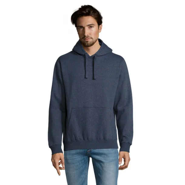 SPENCER MEN SPENCER hood sweater 280g Heather Denim