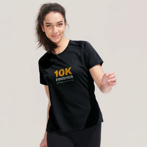 SPORTY WOMEN TSHIRT-140g Dark purple