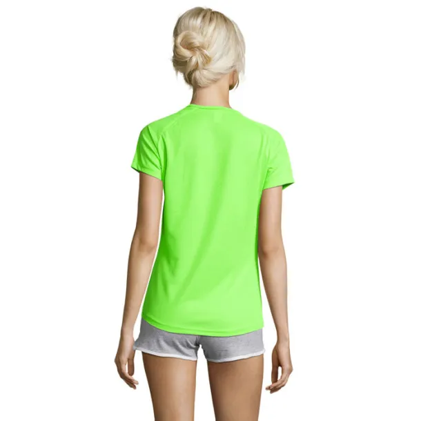 SPORTY WOMEN TSHIRT-140g Neon green