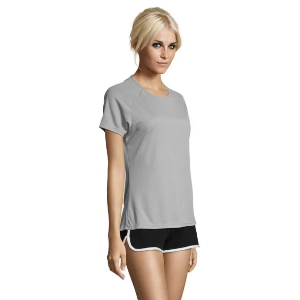 SPORTY WOMEN TSHIRT-140g pure grey